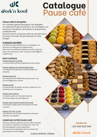 Couverture du catalogue Pause café Work’n kool